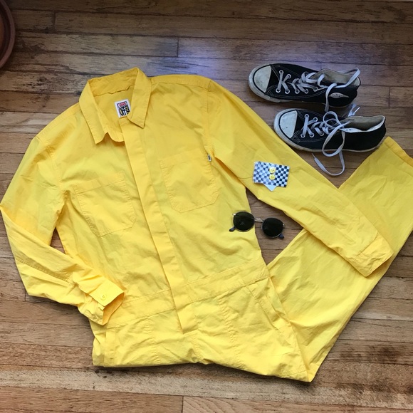 yellow vans jumpsuit